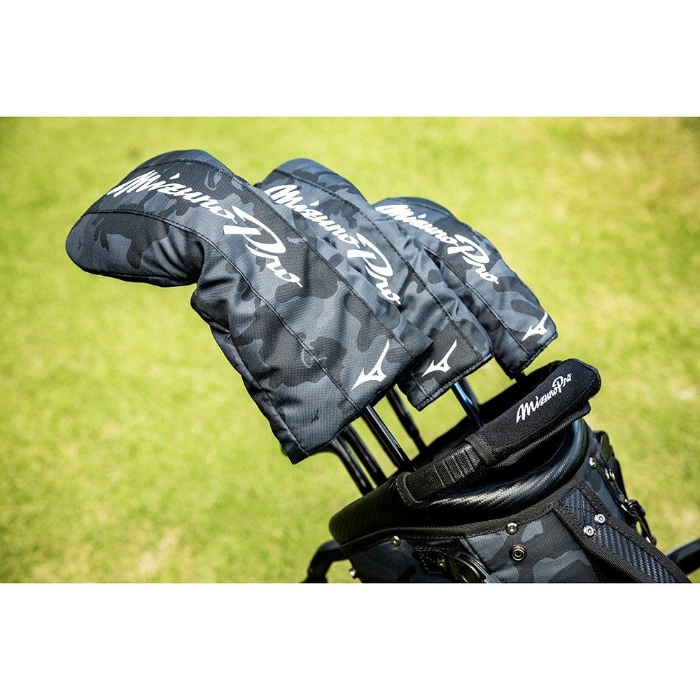 Mizuno Pro 3pcs Headcover Set Camo Driver Fairway Hybrid Golf Club Cover 2025