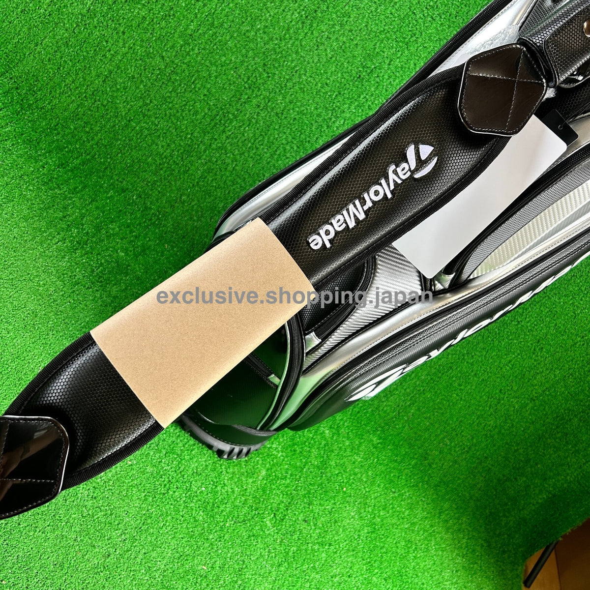 TaylorMade Golf Auth-tech Cart Bag 9 x 47in 4-way 2025 Model Black / Gunmetal