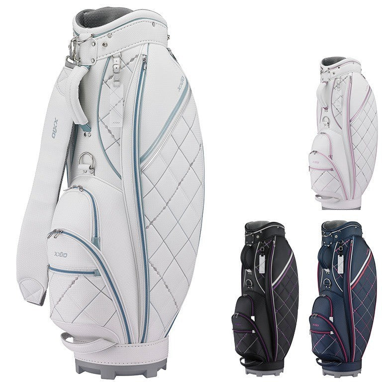 Dunlop XXIO Ladies Golf Cart Bag 8.5 x 47inch 4-way Lightweight 2025 White/Blue