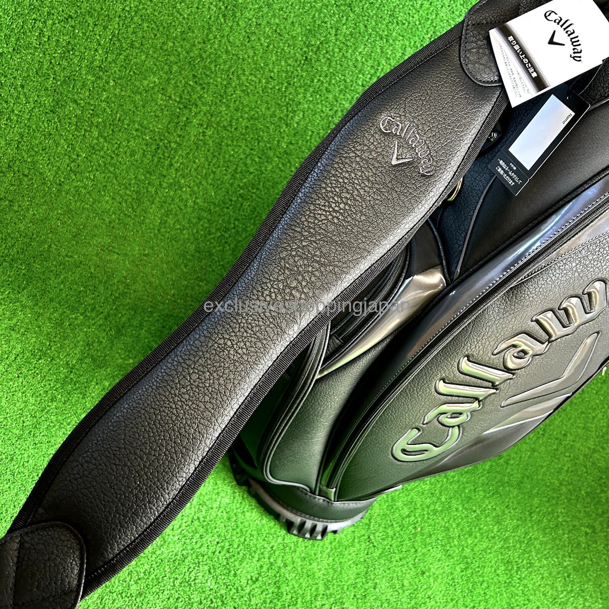 Callaway Golf Exia Cart Bag 25JM 9.5 x 47in 5-way 4.0kg 2025 Black/Gunmetal New