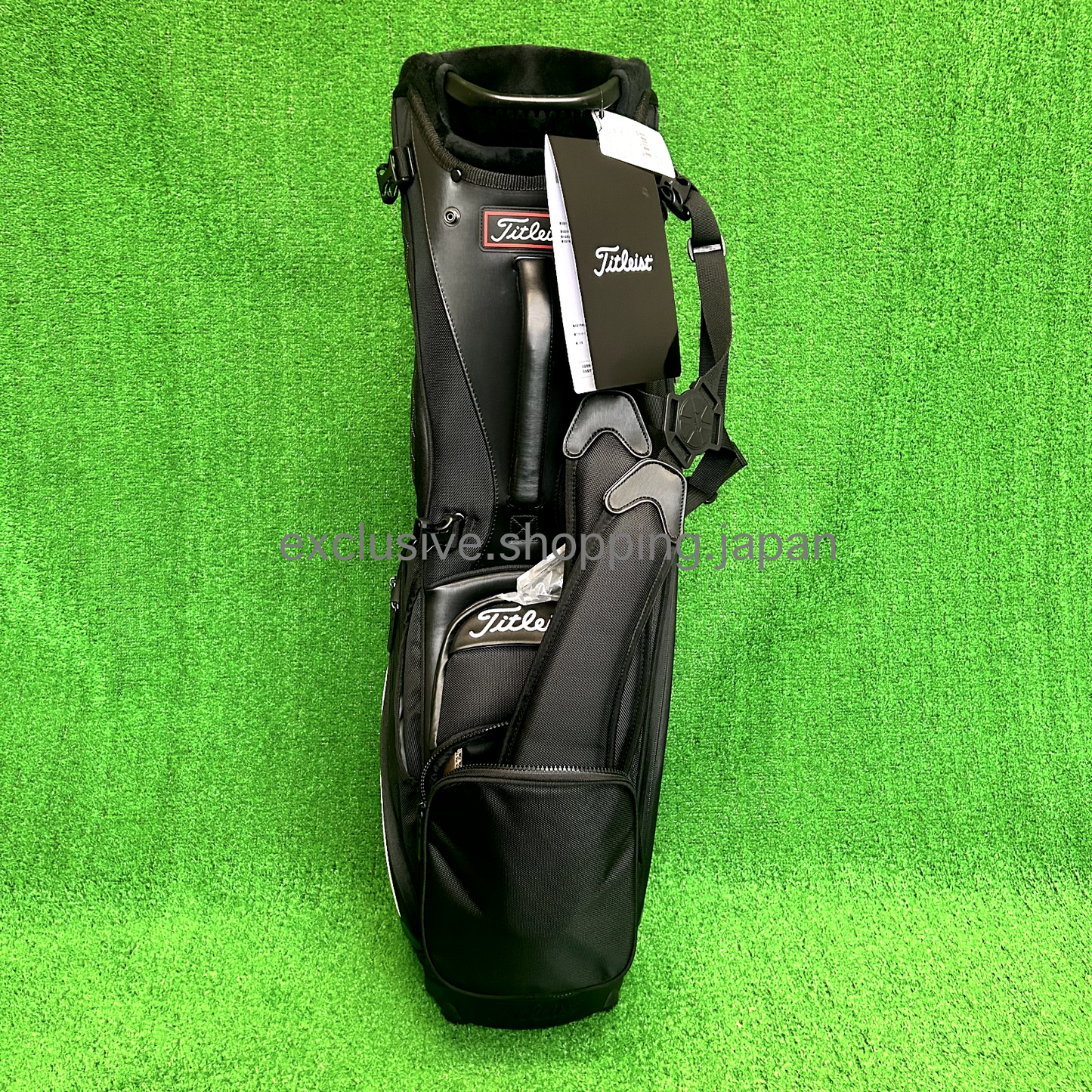 Titleist Premium Stand Bag Black White 9in 4way Divider TB20SXSF Lightweight Men