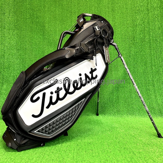 Titleist Premium Stand Bag Black White 9in 4way Divider TB20SXSF Lightweight Men
