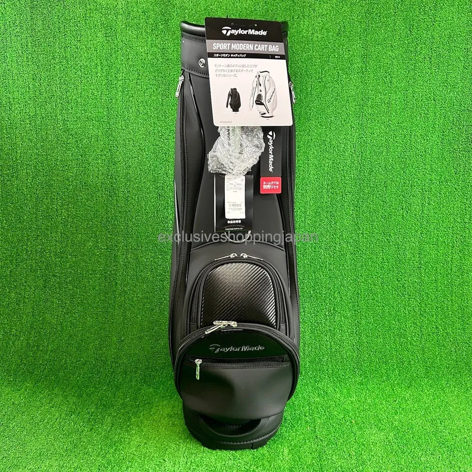 TaylorMade Golf Cart Bag Sports Modern 9.5 x 47 3.7kg 2024 5way Black 2025 Model