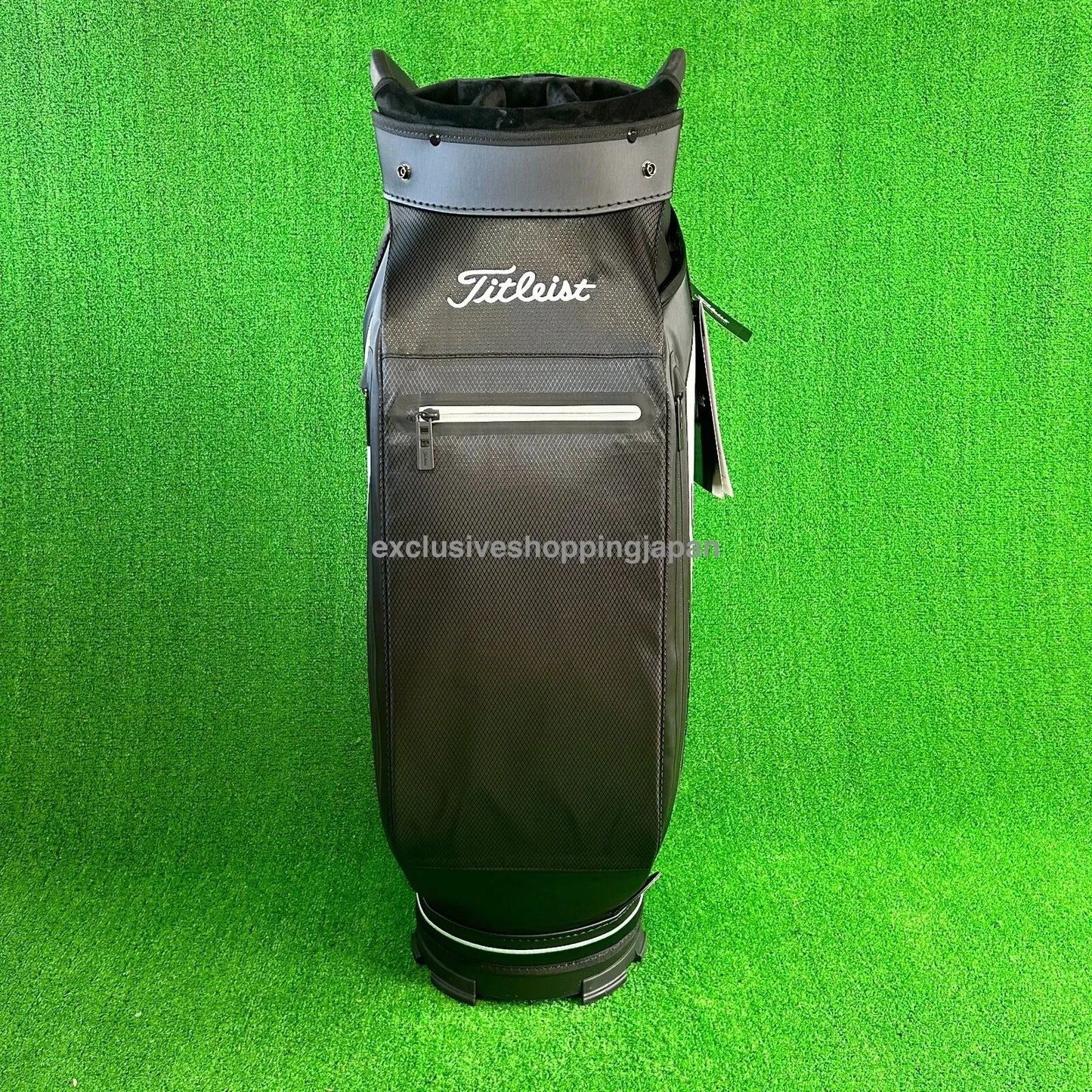 Titleist Mens Golf Premium Cart Bag 2023 10 x 47inch 15-way Divider Black White