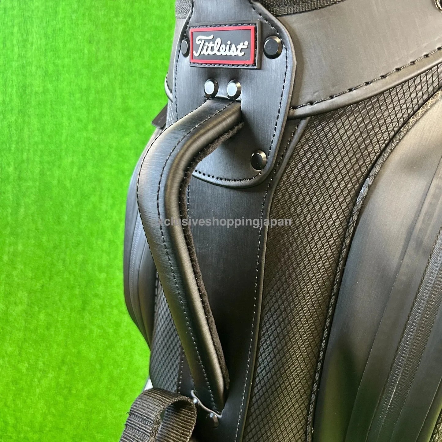 Titleist Mens Golf Premium Cart Bag 2023 10 x 47inch 15-way Divider Black White