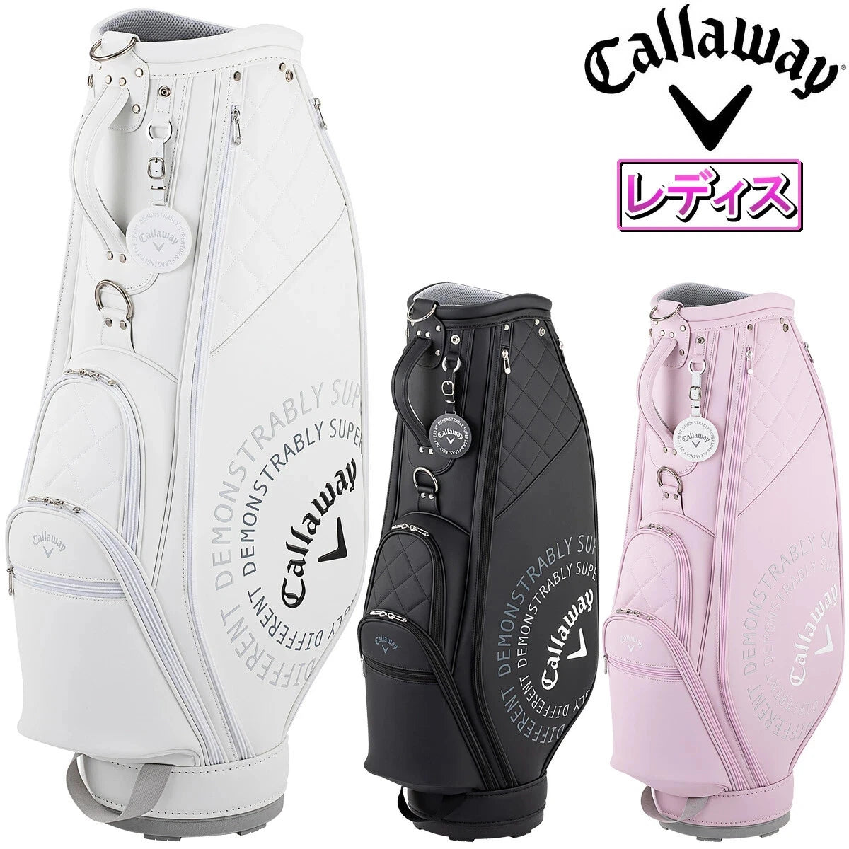 Callaway Golf Uptown Womens Cart Bag Ladies 25JM 8.5 x 47in 5-way 2025 New Pink