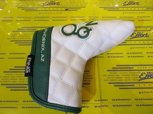 PING Mr.Ping Quilted Blade Putter Head Cover White Headcover 2026 Golf New Men