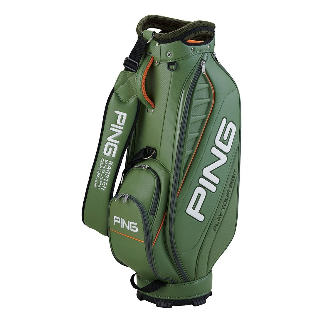 Ping Golf XLT Cart Bag 9in Khaki 5-way Divider 2026 Model 2.9kg Lightweight Men