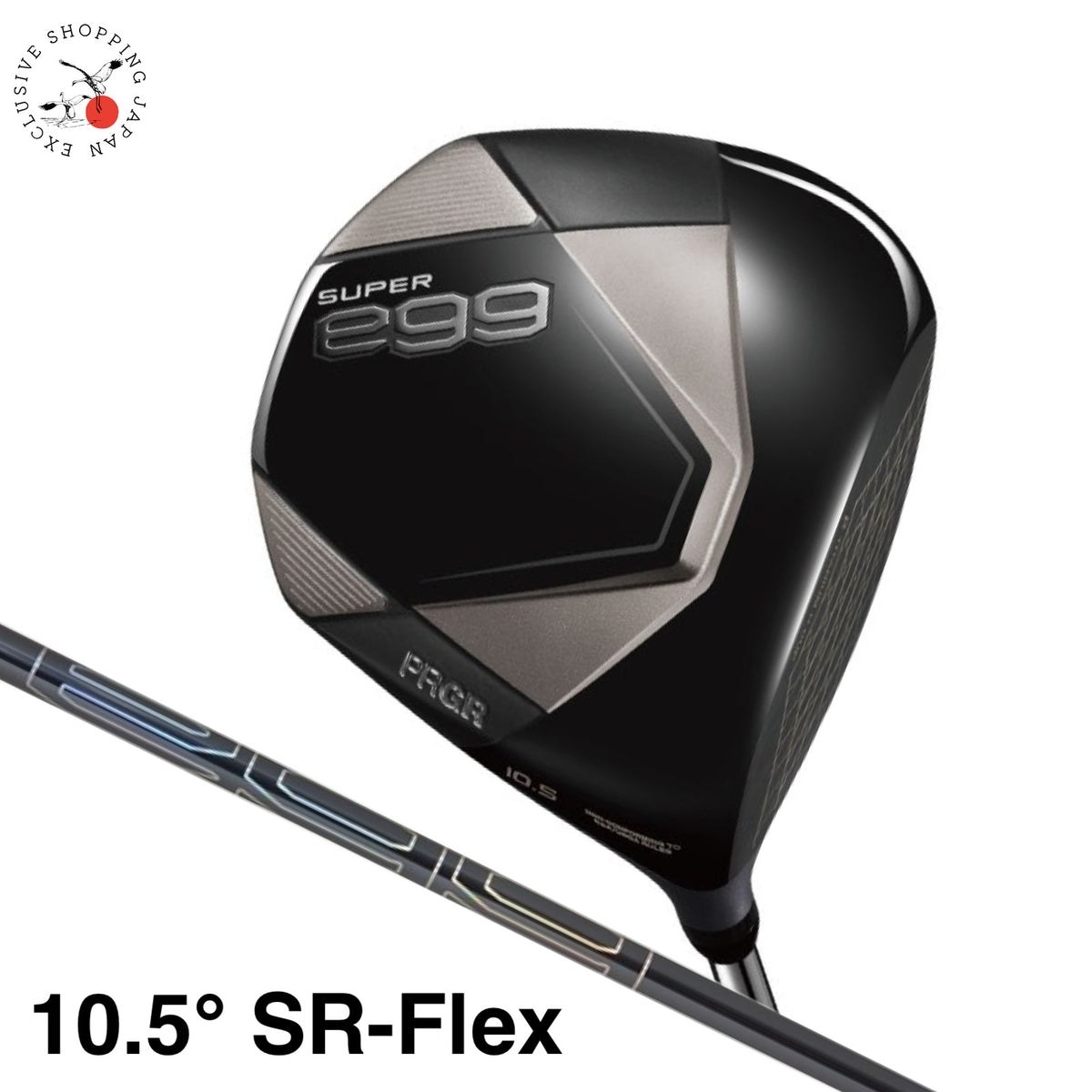 PRGR Golf Super EGG Driver High COR 10.5° M-40 SR-Flex Graphite Shaft 2026 Men
