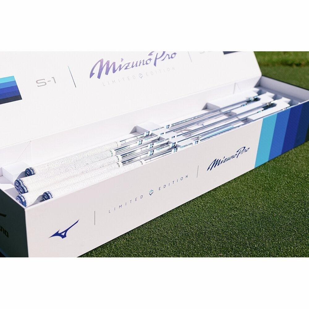 Mizuno Pro Ice Blue Limited Ed Iron Set #3-pw 8p S200 Dynamic Gold Tour Issue