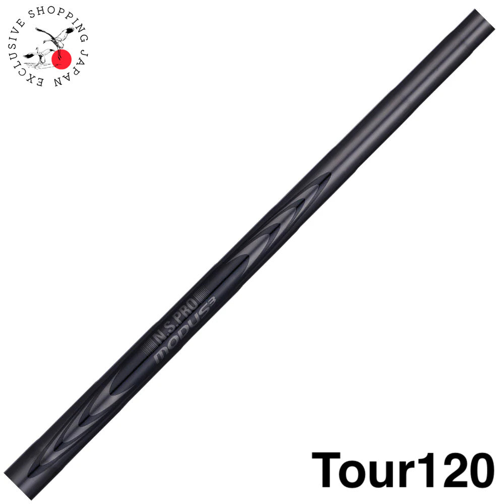 Nippon Shaft N.S.Pro Modus3 Tour120 LUXURY BLACK Steel Iron Shaft R S X TX Flex