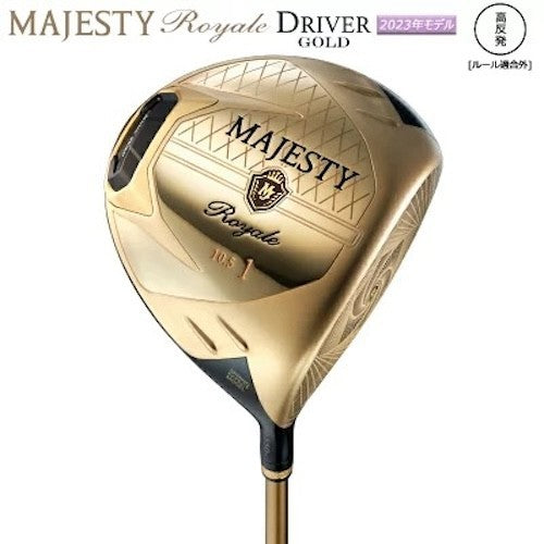 Majesty Golf Royale 2023 Gold Driver High-COR 10.5° S-Flex LV 550 Graphite Shaft