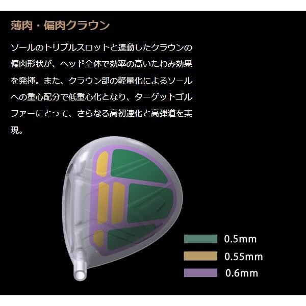 Clearance HONMA Beres Aizu Ladies Driver 4S 4 Star 11.5 L-Flex ARMRQ MX Graphite
