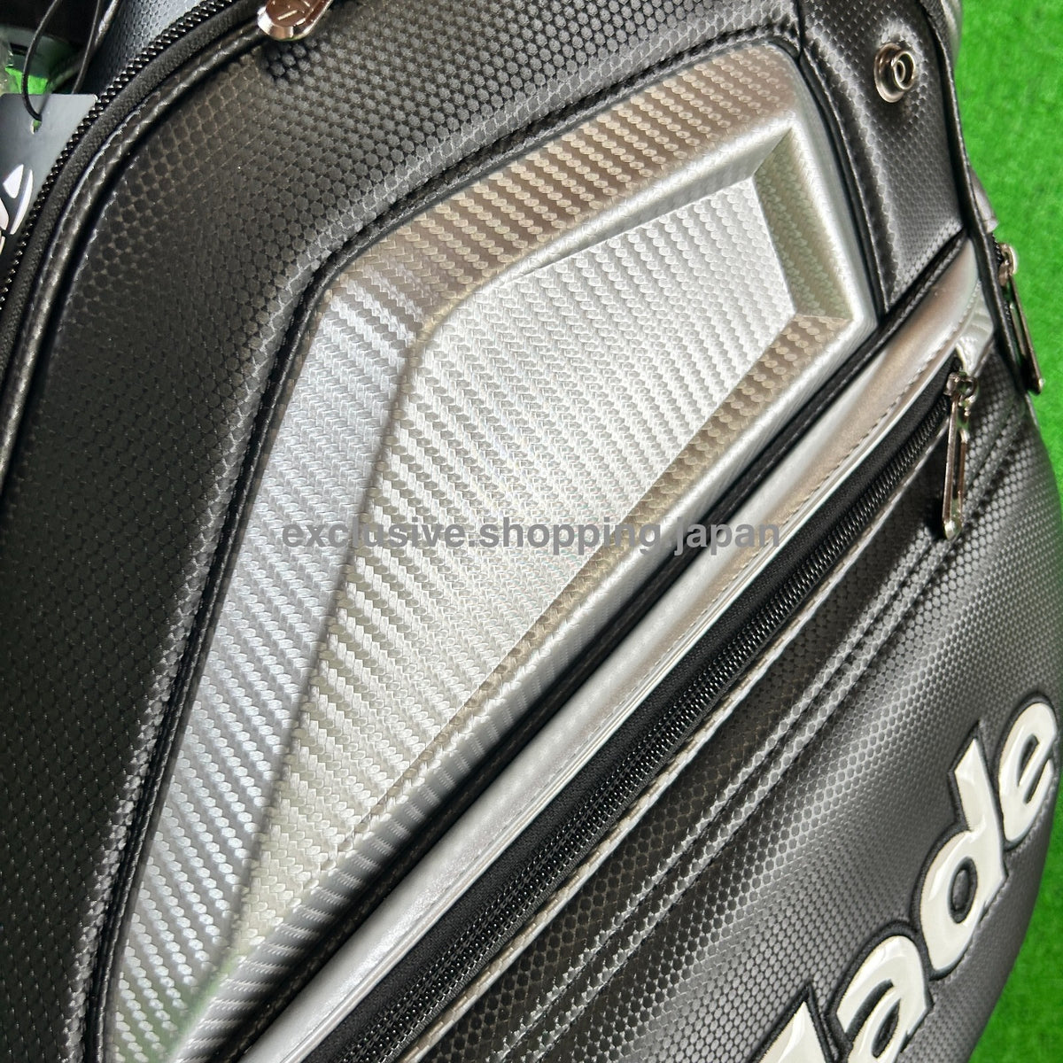 TaylorMade Golf Auth-tech Cart Bag 9 x 47in 4-way 2025 Model Black / Gunmetal