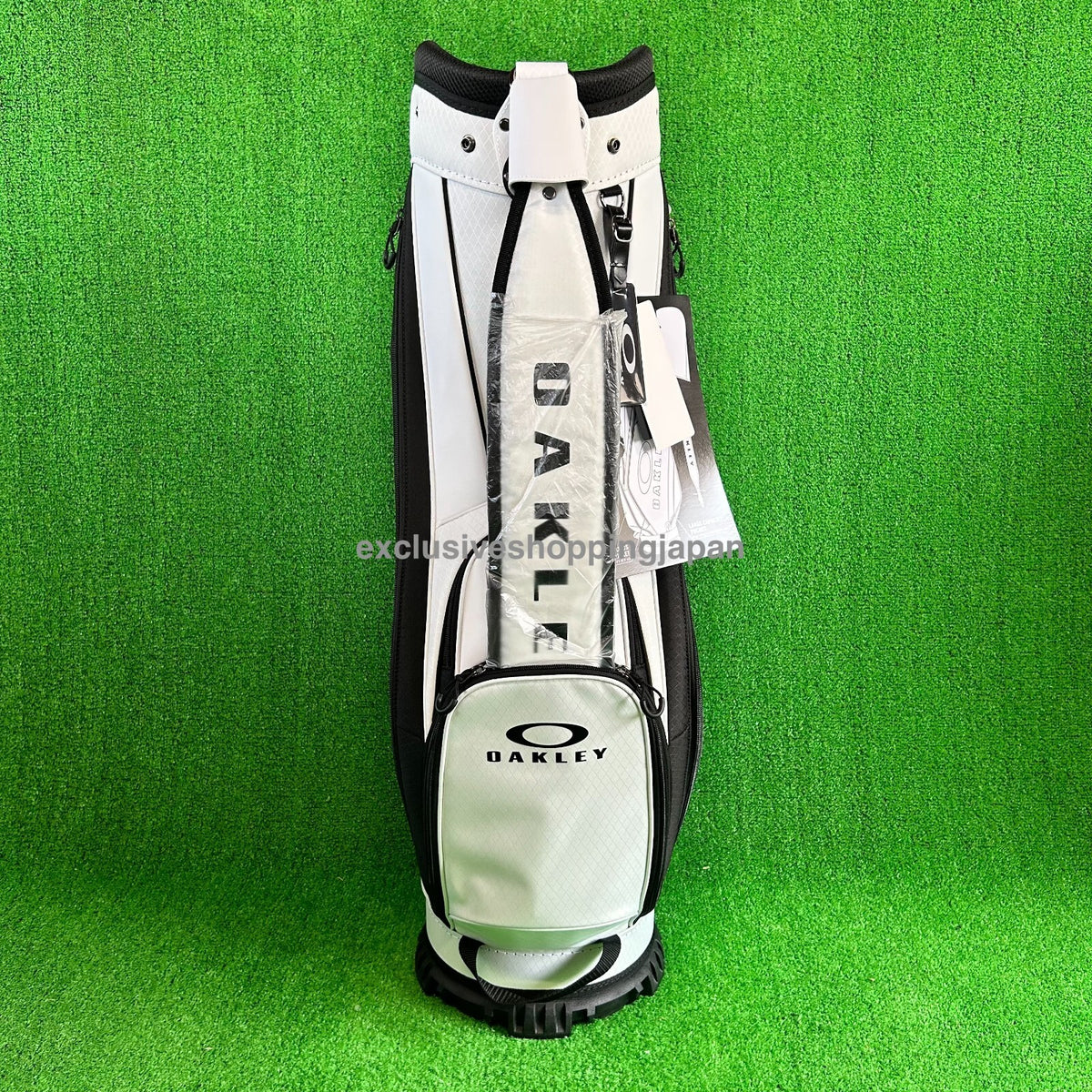 Oakley Golf Cart Bag 9.5 x 47inch 18.0 2025 Model 5-way Ellipse Logo PU White