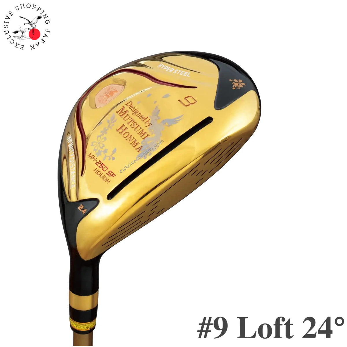 Mutsumi Honma Golf Club Fairway Wood 9W 24° MH250SF Phoenix FW Flex R SR Shaft