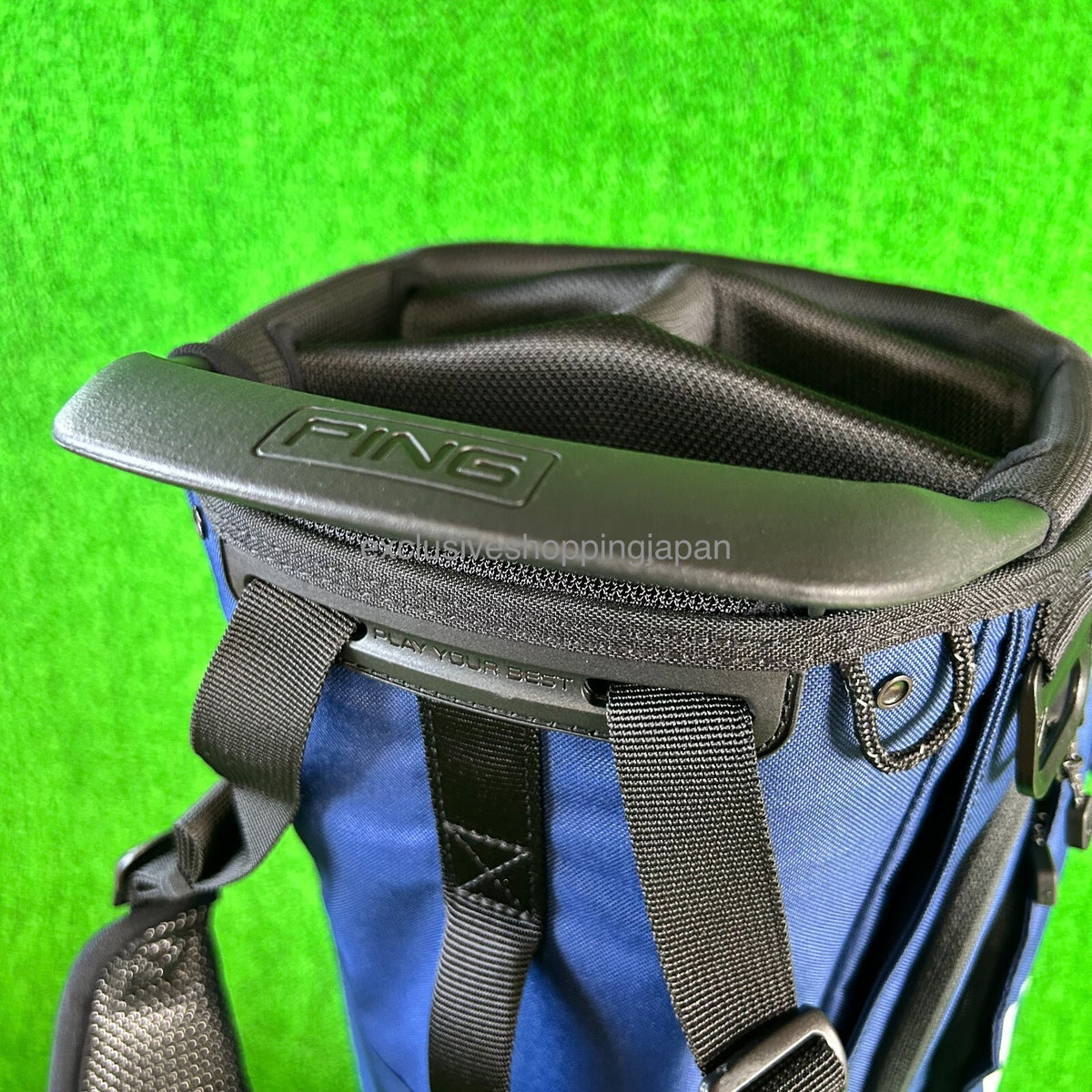 Ping Golf Hoofer Lite Custom Carry Stand Bag 8.5in 4-way Lightweight Navy/White