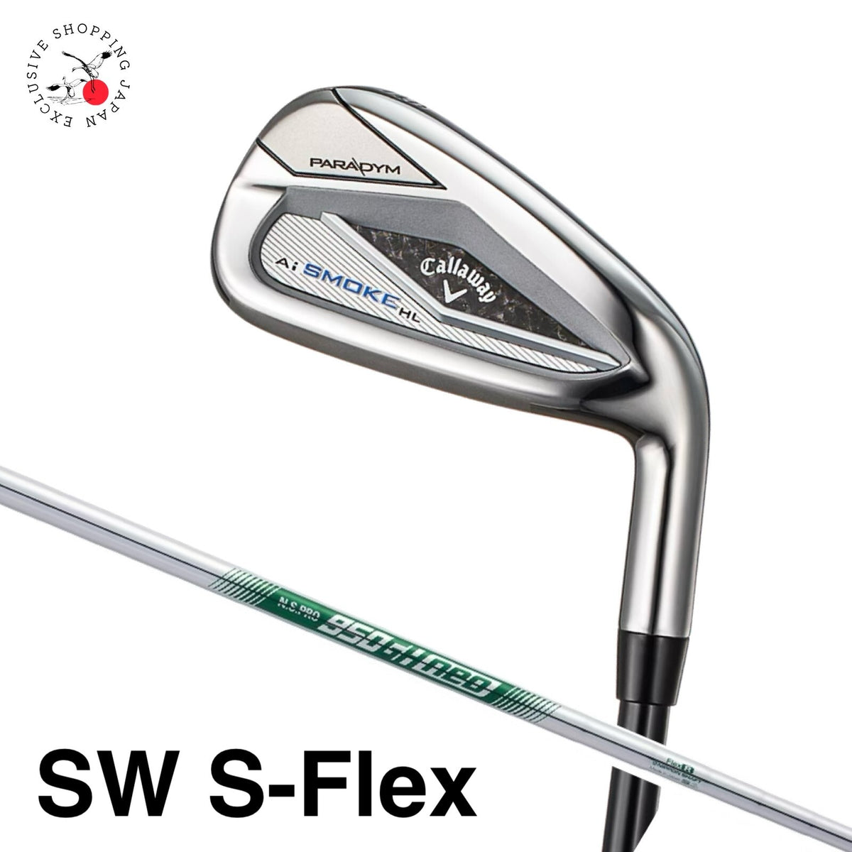Callaway PARADYM Ai SMOKE HL Iron Wedge SW S-Flex N.S.PRO 950GH neo Steel Shaft