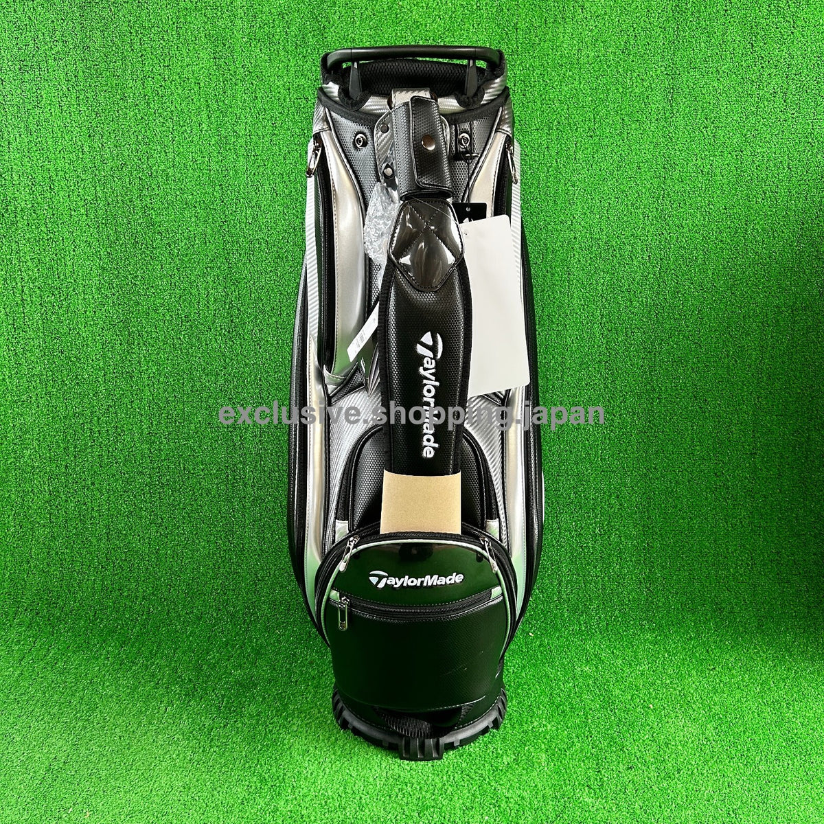 TaylorMade Golf Auth-tech Cart Bag 9 x 47in 4-way 2025 Model Black / Gunmetal