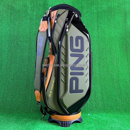 Ping Golf Authentic Cart Bag 9inch 5-way Enamel Full-Open Pocket Khaki 2025 New