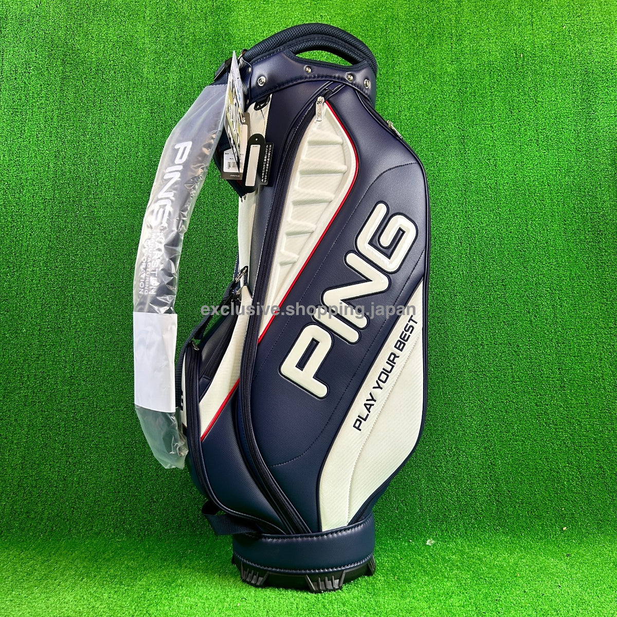 Ping Golf XLT Cart Bag 9in Navy 5-way Divider 2025 Model Lightweight 2.9kg PSL