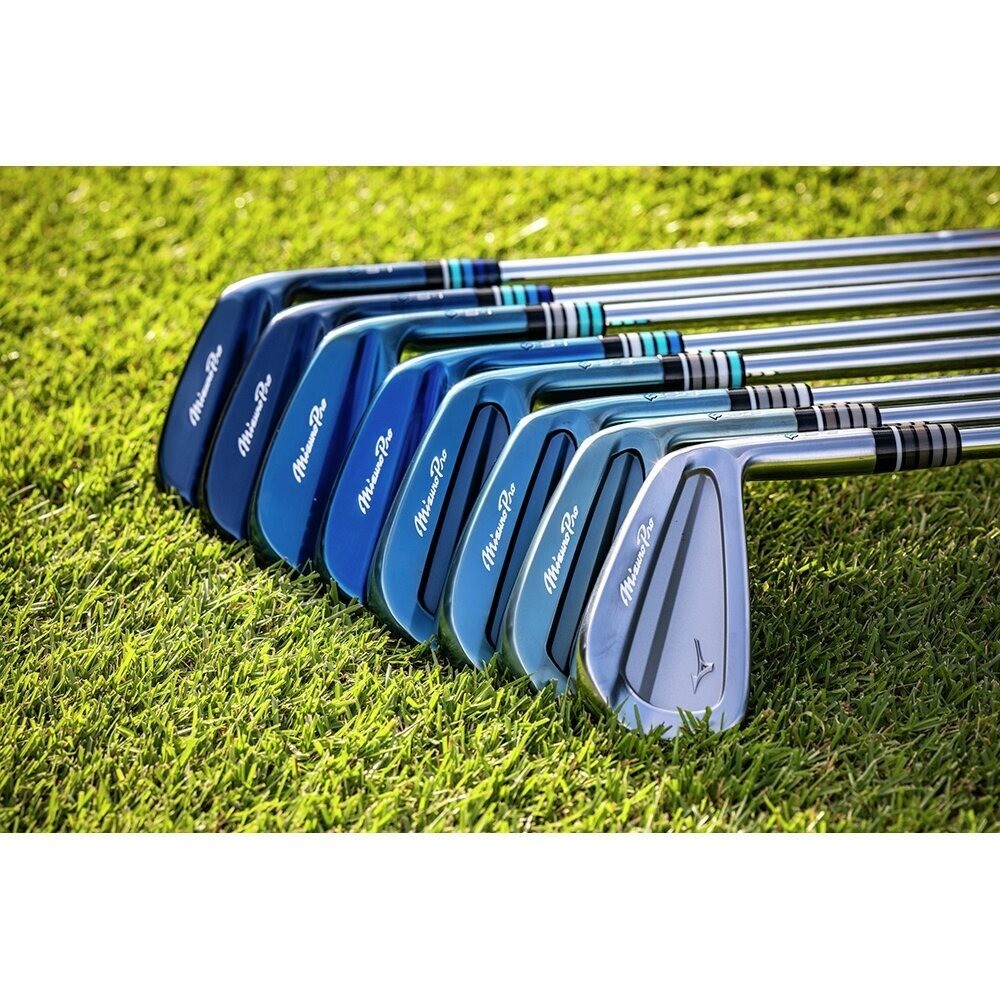 Mizuno Pro Ice Blue Limited Ed Iron Set #3-pw 8p S200 Dynamic Gold Tour Issue