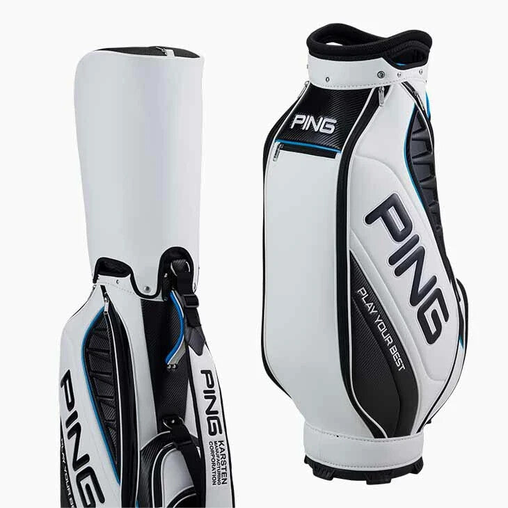 Ping Golf XLT Cart Bag 9in White 5-way Divider 2025 Model Lightweight 2.9kg PSL