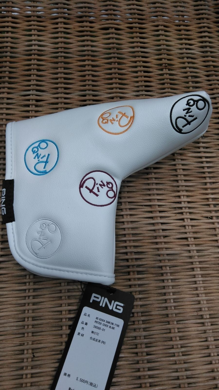 PING Dancing Blade Putter Head Cover Black Headcover 2026 Golf New Unisex Shaft