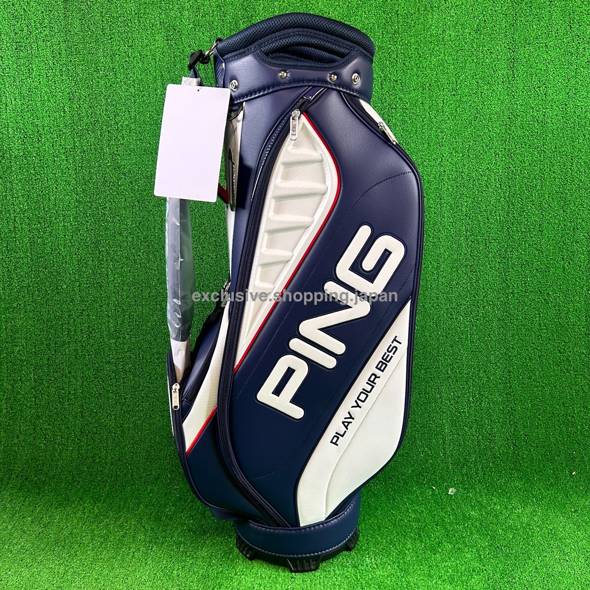 Ping Golf XLT Cart Bag 9in Navy 5-way Divider 2025 Model Lightweight 2.9kg PSL