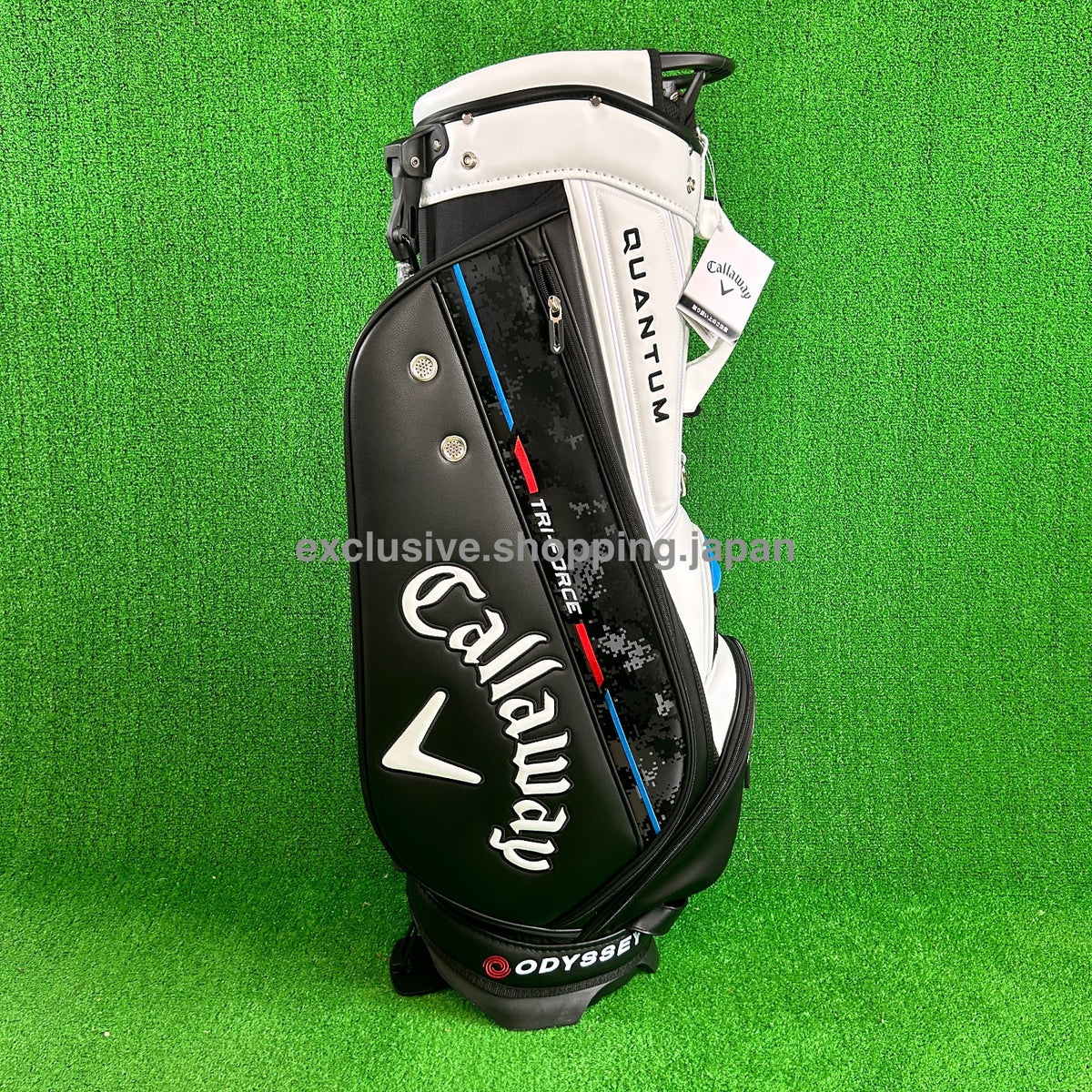 Callaway Golf Tour 26 JM Quantum Carry Stand Bag 9 x 47" Black/White/Blue 2026