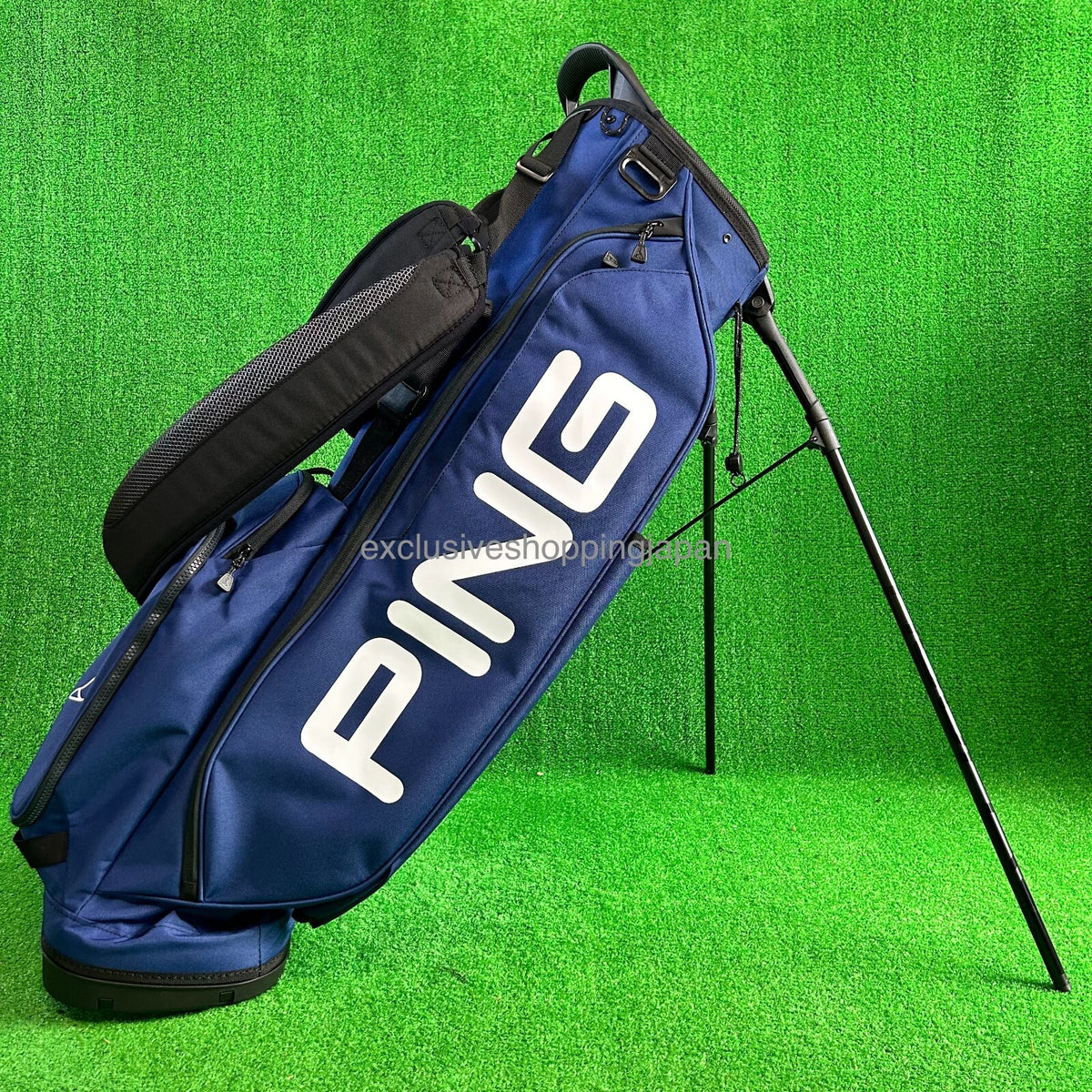Ping Golf Hoofer Lite Custom Carry Stand Bag 8.5in 4-way Lightweight Navy/White