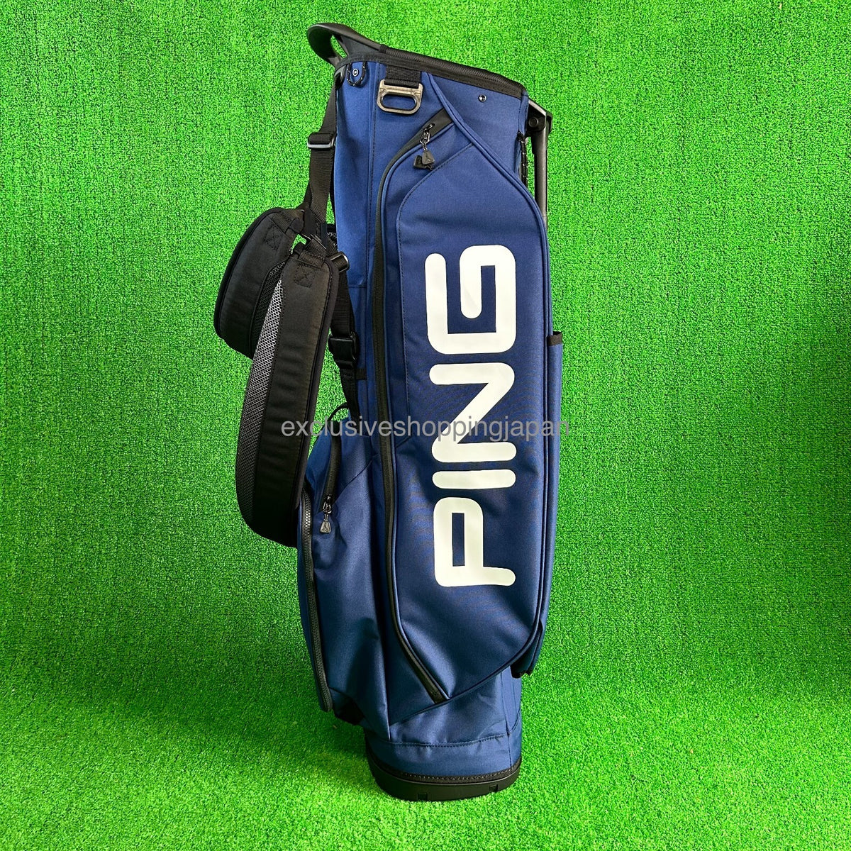Ping Golf Hoofer Lite Custom Carry Stand Bag 8.5in 4-way Lightweight Navy/White