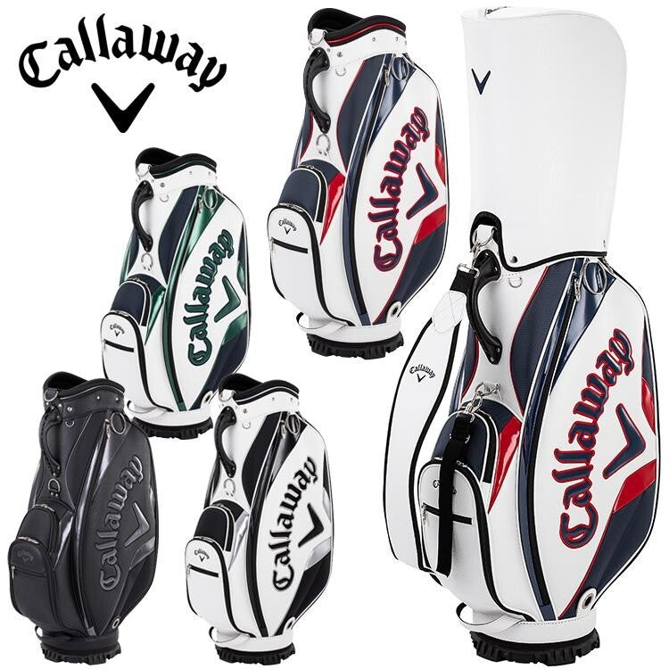 Callaway Golf Exia Cart Bag 25JM 9.5 x 47inch 5-way 4.0kg 2025 White/Green New