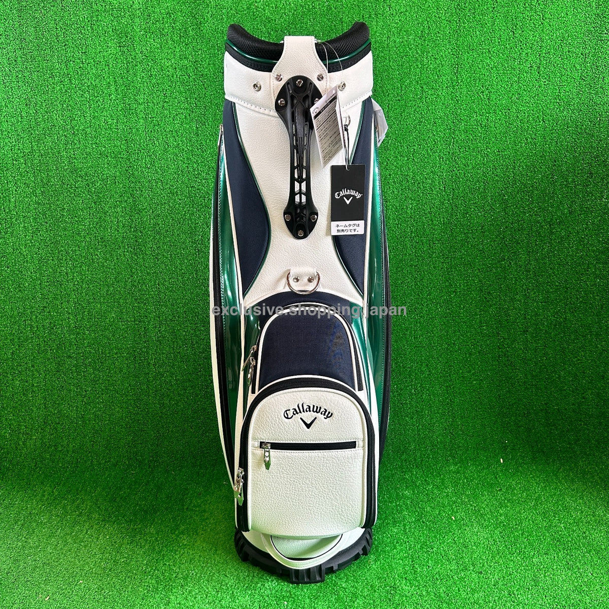 Callaway Golf Exia Cart Bag 25JM 9.5 x 47inch 5-way 4.0kg 2025 White/Green New