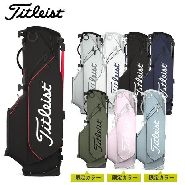 Titleist Players S4 Carry Stand Bag 8.5" 4-way Lightweight Pink/Gray/White 2026