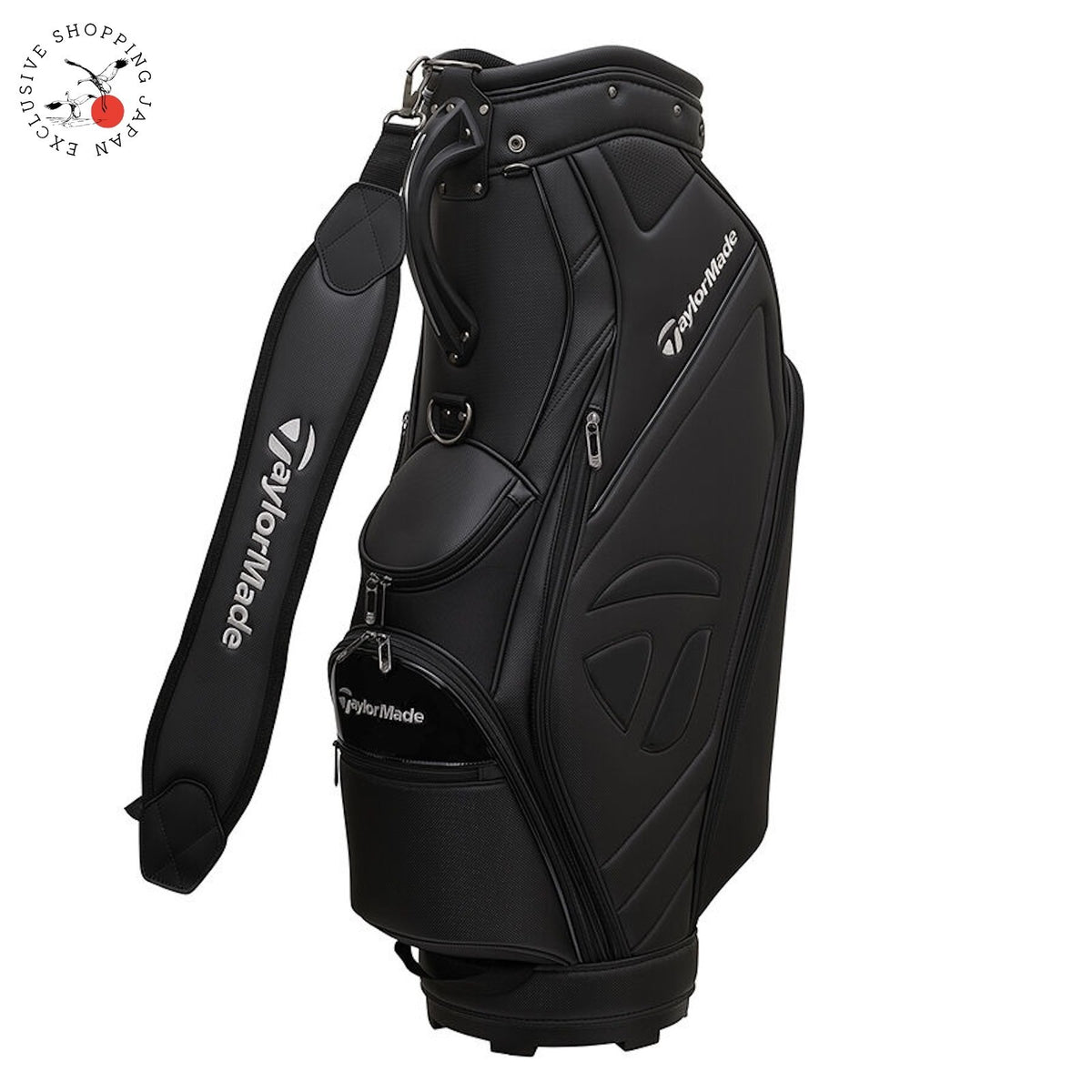 TaylorMade Golf Sports Modern Cart Bag 9.5 x 47in 5-way Men's 2026 Model Black