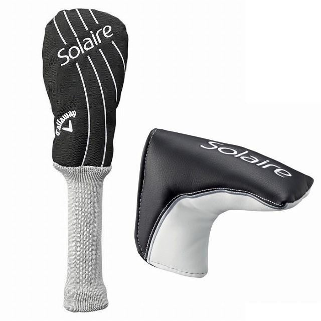Callaway Ladies Solaire Club Set Black DR/5W/6H/7-SW/PT 8 Set Golf Bag Headcover
