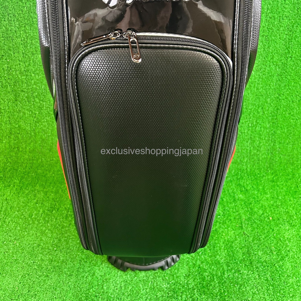 TaylorMade Golf Auth-tech Cart Bag 9 x 47in 4-way Men's 2025 Model Black / Red