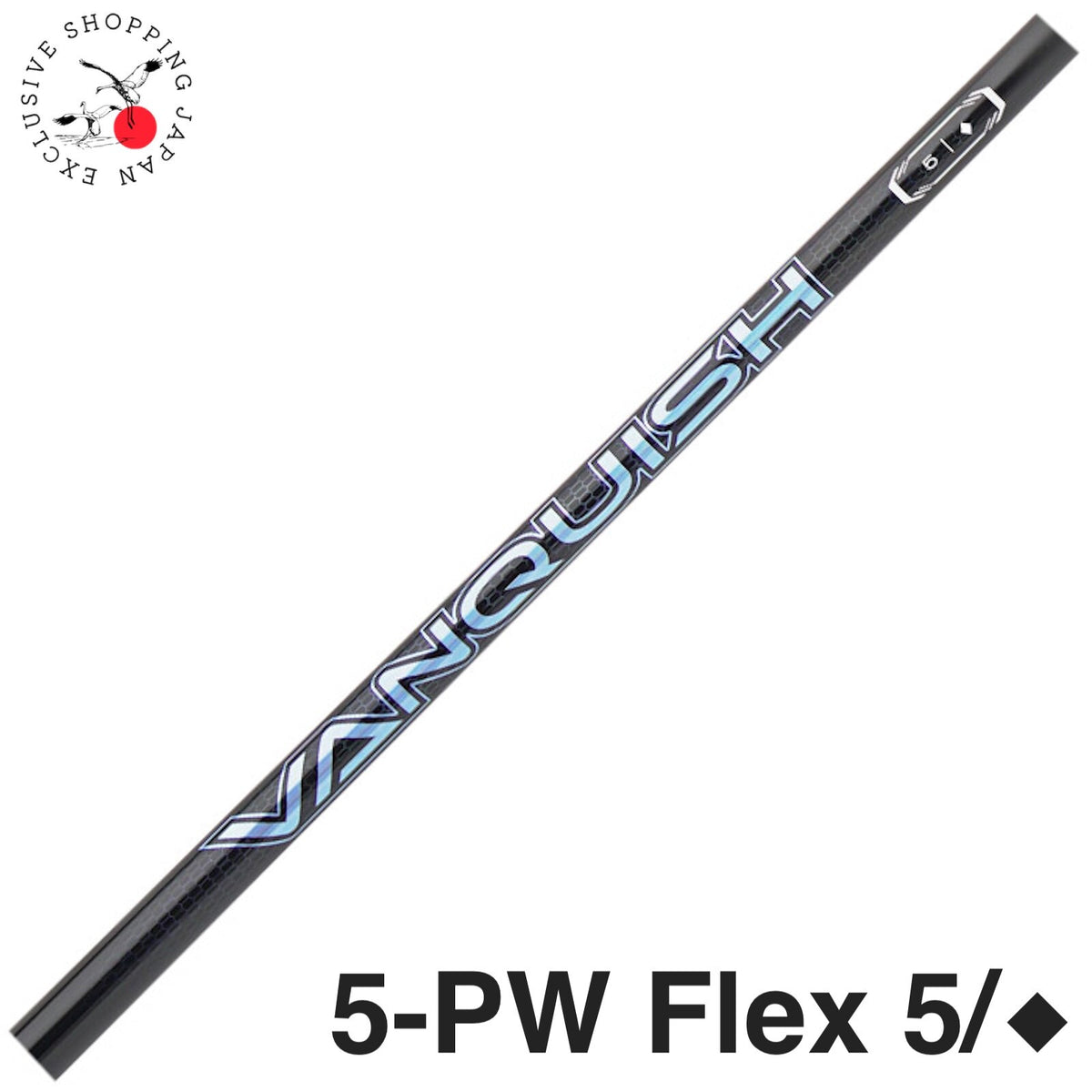 Mitsubishi Chemical Golf Vanquish Iron Club Shafts 5-PW 6pcs Set Flex 5/? New JP