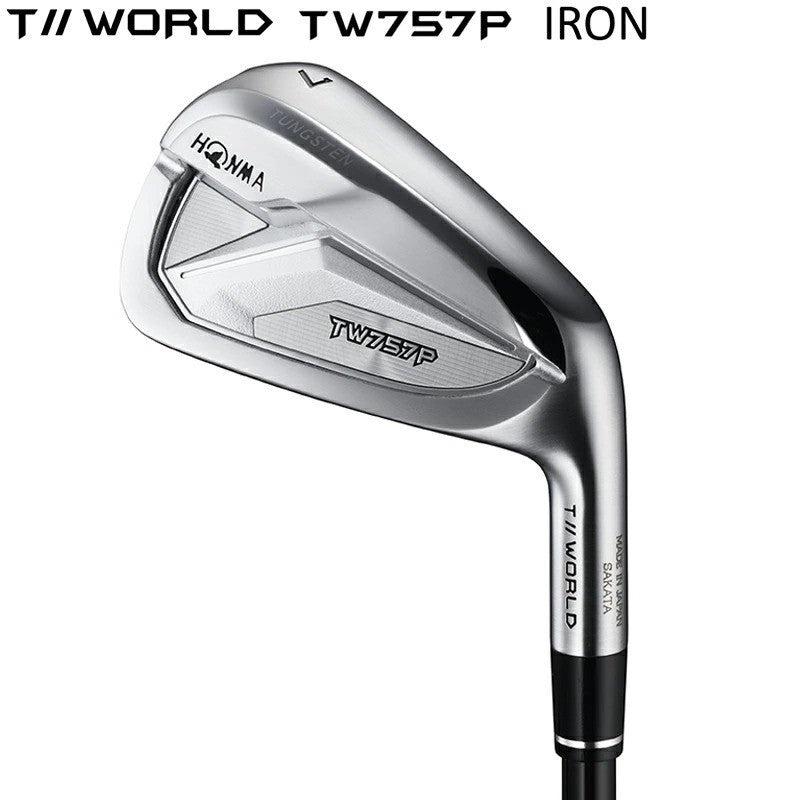 Clearance HONMA Golf Tour World TW757P Iron Club #4 R-Flex Vizard Graphite Shaft