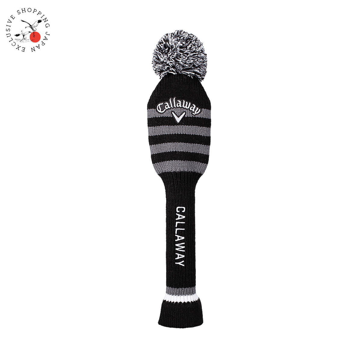 Callaway Golf Knit Fairway Wood Headcover 2026 JM FW Club Head Cover New Black