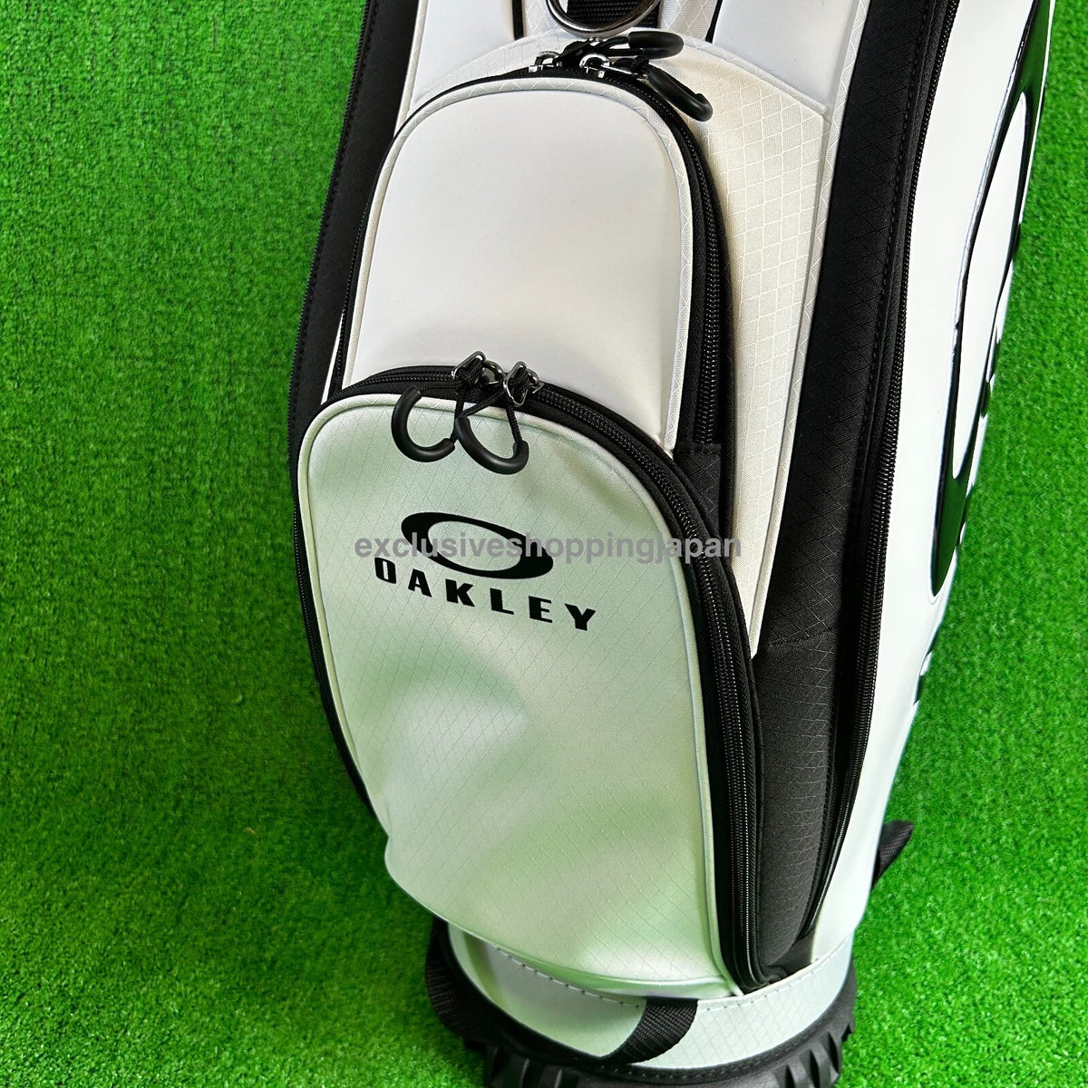 Oakley Golf Cart Bag 9.5 x 47inch 18.0 2025 Model 5-way Ellipse Logo PU White