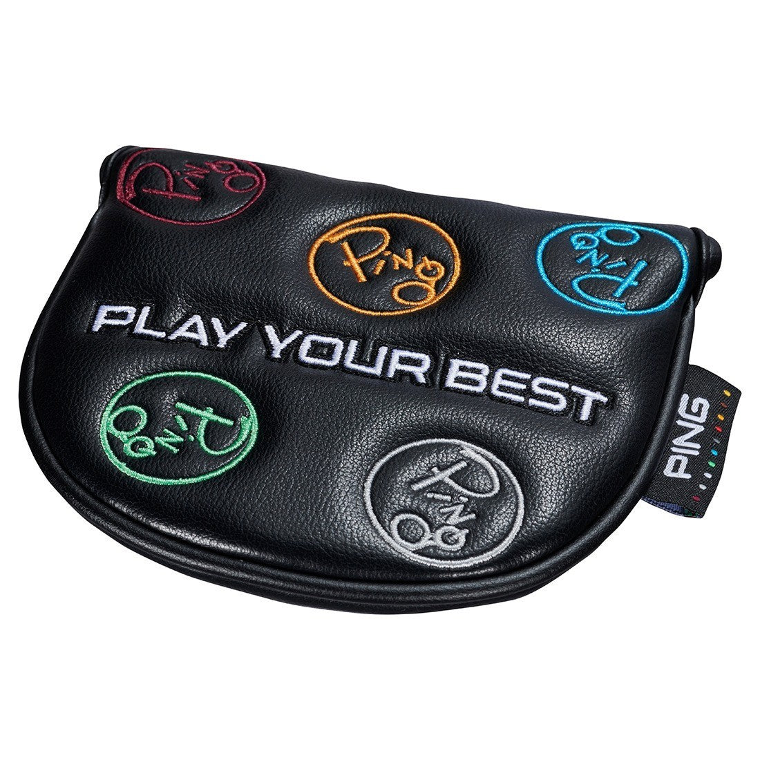 PING Dancing Mallet Putter Head Cover Black Headcover 2026 Golf New Unisex Shaft