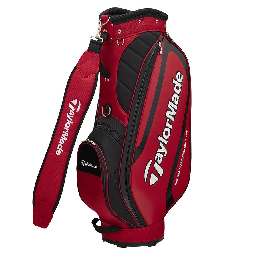 TaylorMade Golf True Light Cart Bag 9 x 47in 5-way Lightweight 2026 Men's Red