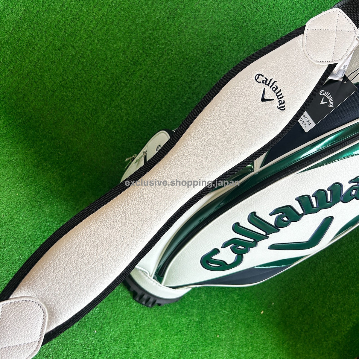 Callaway Golf Exia Cart Bag 25JM 9.5 x 47inch 5-way 4.0kg 2025 White/Green New