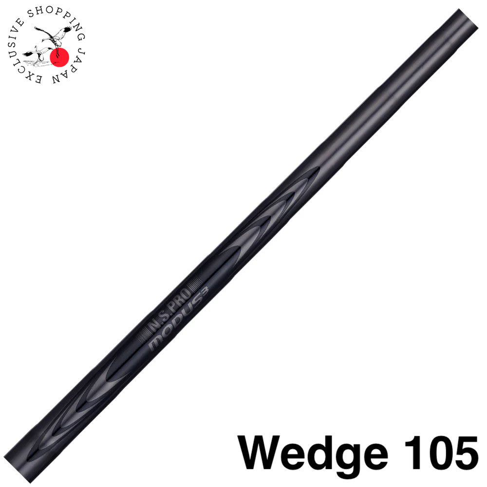 Nippon Shaft N.S.Pro Modus3 Wedge LUXURY BLACK Steel Iron Shaft 105 Flex 2026
