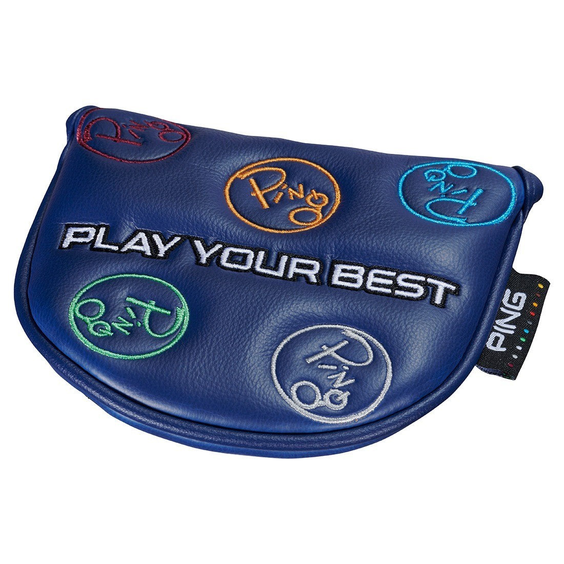 PING Dancing Mallet Putter Head Cover Navy Headcover 2026 Golf New Unisex Shaft