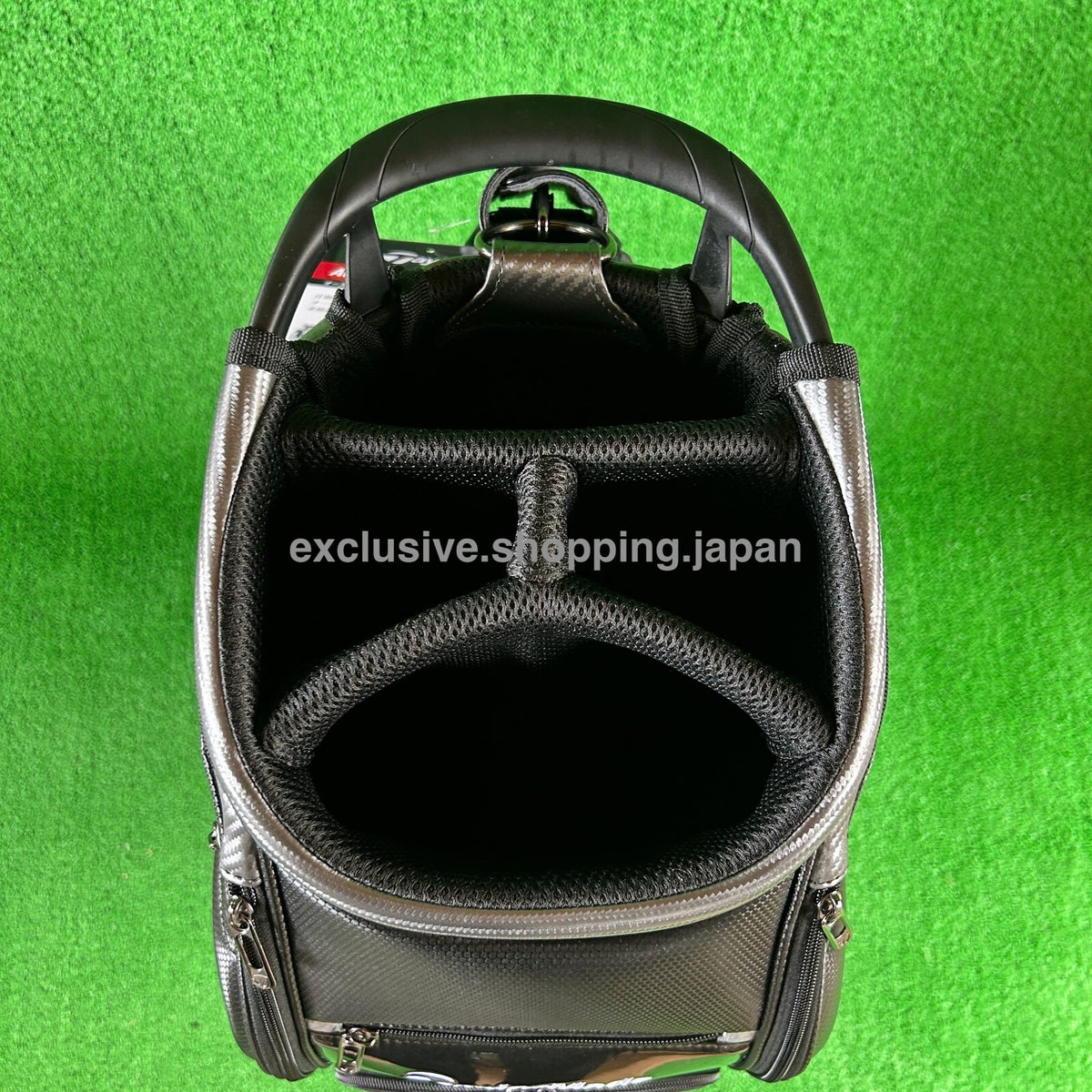TaylorMade Golf Auth-tech Cart Bag 9 x 47in 4-way 2025 Model Black / Gunmetal