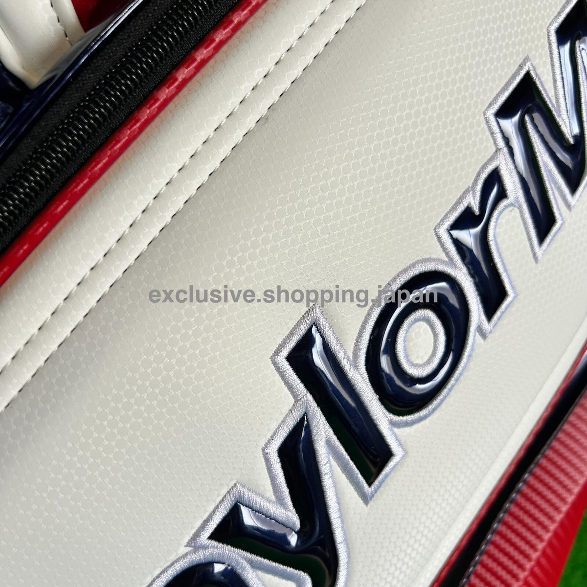 TaylorMade Golf Auth-tech Cart Bag 9 x 47in 4-way 2025 Model White / Navy / Red
