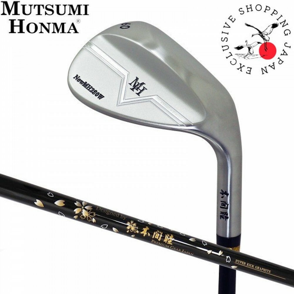 MUTSUMI HONMA Club MH280W Wedge Loft 58 Flex-SR Carbon Shaft Right Hand RH Iron